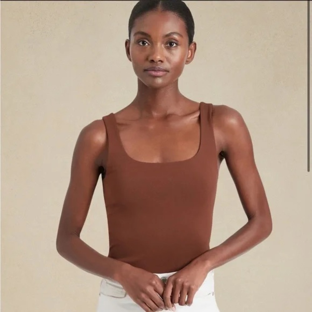 Banana Republic Brown Bodysuit NWOT